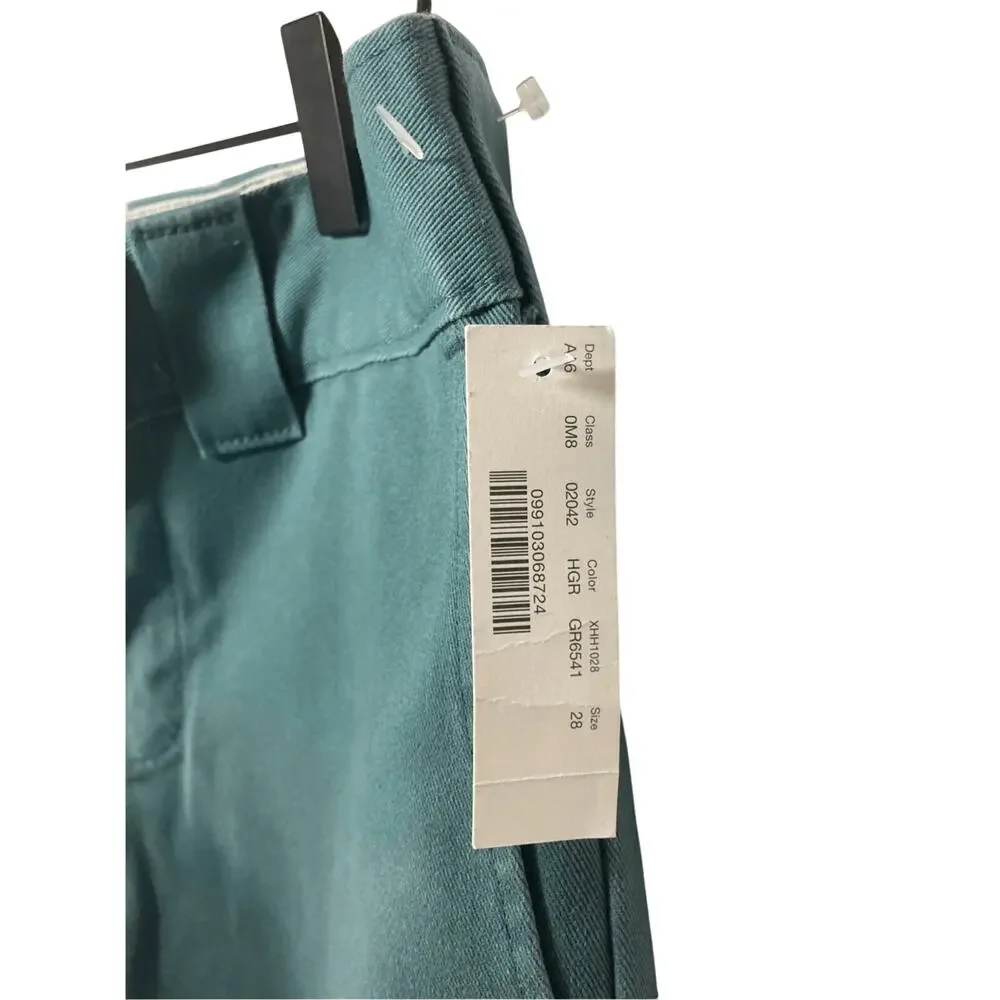J.Crew X Dickes Men's NWT Sz 28 Men's Hunter Green Chino Preppy Khakis